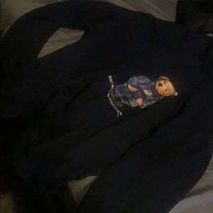 Polo pull over hoodie